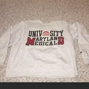 CHAMPION maryland crewneck!!